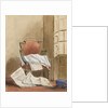 Study of an armchair with various newspapers by Margaret Louisa Herschel