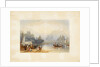 View of river and buildings by Unknown