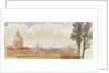 View of churches in Rome by Matilda Rose Herschel
