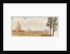 View of churches in Rome by Matilda Rose Herschel