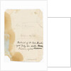 Portrait of M Rose Herschel aged 7 (1851) by her sister Maria, aged 11; reverse by Maria Sophia Herschel