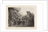 South African Sketches. Plate II. The Revd Mr Moffat Preaching to the Bechuana by Charles Davidson Bell