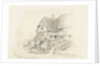 Sketch of a thatched house at 'Pewsey, 10 July 1878' by unknown