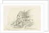 Sketch of a thatched house at 'Pewsey, 10 July 1878' by unknown