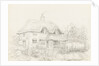 Sketch of Mary Ruddle's shop, with figures by unknown