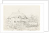 Sketch of Mary Ruddle's shop, with figures by unknown