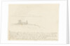 Small sketch of a rainbow. Shown with St Hilda's church Whitby. by S.E. Hardcastle