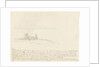 Small sketch of a rainbow. Shown with St Hilda's church Whitby. by S.E. Hardcastle