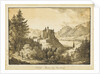 Schloss Amras bey Innsbruck by Franz Schweighoter