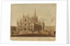 View of the cathedral in Milan by Federico Lose