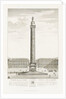 Colonne de la Gde Armee. Cote de la Rue St Honore by Toussaint
