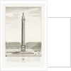 Colonne de la Gde Armee. Cote de la Rue St Honore by Toussaint