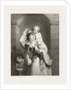 Young woman with two children by William Salter