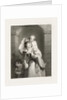 Young woman with two children by William Salter