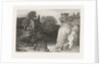 Riverside scene, detail by Francis Herve