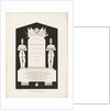 Memorial tablet of George Herman Norman by T. Gaffin