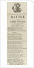 A New Song on the Famous Battle Fought on the 21st, when Lord Nelson Lost his most valuable life', illustrated with a Naval figure by unknown