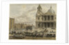 'Funeral Procession of the late Lord Viscount Nelson, from the Admiralty to St Paul's, London, 9th January 1806' by Augustus Charles Pugin [artist]; M. Merigot [engraver]; James Cundee [publisher]