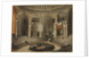 Interment of Nelson at St Paul's, 9 January 1806 by Augustus Charles Pugin