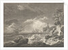 A Storm Depicting wrecked vessels off a rocky coast with survivors struggling ashore by Vernet