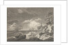 A Storm Depicting wrecked vessels off a rocky coast with survivors struggling ashore by Vernet