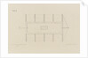Atmotic ship. Bird's eye view of car, with studding sails set by W. Bland