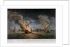 To the Captains other officers & seamen who with a detachment of Boats from the Fleet... Burnt the Prudent and took the Bienfaisant in Louisburgh Harbour... 26th July, 1758 by Richard Paton