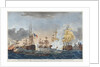 Immediately after the destruction of 'L' Orient' at the Battle of the Nile by Thomas Whitcombe