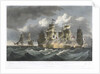 To Captain Z Mudge... of the... Blanche.. the gallant defence made by that Ship in the Sombero Passage on July 19th 1805 against a French Squadron... by F Sartorius (artist)
