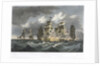To Captain Z Mudge... of the... Blanche.. the gallant defence made by that Ship in the Sombero Passage on July 19th 1805 against a French Squadron... by F Sartorius (artist)