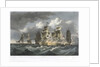 To Captain Z Mudge... of the... Blanche.. the gallant defence made by that Ship in the Sombero Passage on July 19th 1805 against a French Squadron... by F Sartorius (artist)