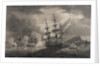 Captain Pellew of the 'Phaeton' attacking two Dutch frigates by Nicholas Pocock