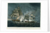 Sloop of war 'Little Belt' in action by William Elmes