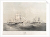 The English and French fleets in the Baltic, 1854 by Oswald Walter Brierly