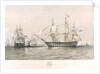 The English and French fleets in the Baltic, 1854 by Oswald Walter Brierly