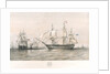 The English and French fleets in the Baltic, 1854 by Oswald Walter Brierly