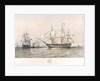 The English and French fleets in the Baltic, 1854 by Oswald Walter Brierly
