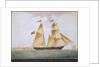 Brig schooner 'Cosmopolitan' of Ipswich by Nicholas Cammillieri