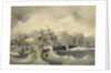 French ironclad in collision by Jean-Antoine Theodore Gudin