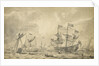 Charles II's visit to the combined French and English fleets at the Nore, 5 June 1672 by Willem Van de Velde the Younger