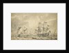 Charles II's visit to the combined French and English fleets at the Nore, 5 June 1672 by Willem Van de Velde the Younger