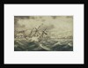 Situation of HMS 'Curacoa' off Toulon in the Winter of 1812 by Pearce