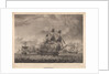 East Indiamen leaving St Helena (possibly Neptune and Ocean) by 