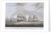 The East India Company's ship 'Inglis' leaving St Helena, in July 1830 by William John Huggins
