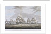 The East India Company's ship 'Inglis' leaving St Helena, in July 1830 by William John Huggins