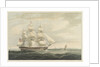 The 'Thomas Coutts' entering Bombay in 1826 during her second voyage by William John Huggins