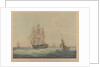 HCS 'MacQueen' (1821) off the Start, 26th January 1832 by William John Huggins