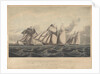 This Print representing the Waterford Line Schooners, Alexander..., Martha... and Rapid... off the Hook Light by John Lynn