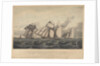 This Print representing the Waterford Line Schooners, Alexander..., Martha... and Rapid... off the Hook Light by John Lynn
