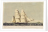 The opium clipper brig 'Anonyma' in the Straits of Malacca by Norman Hill